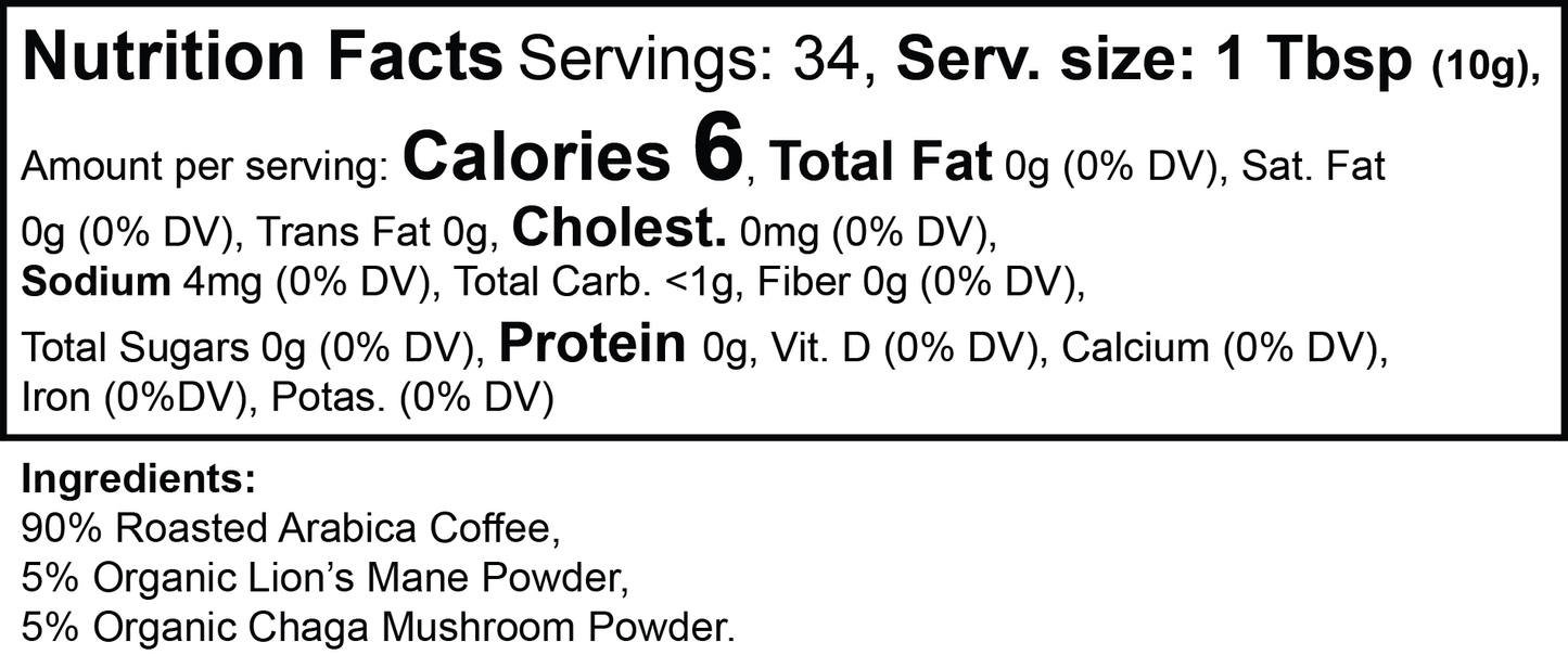 Café de Champiñones Vitality (Tostado Medio)
