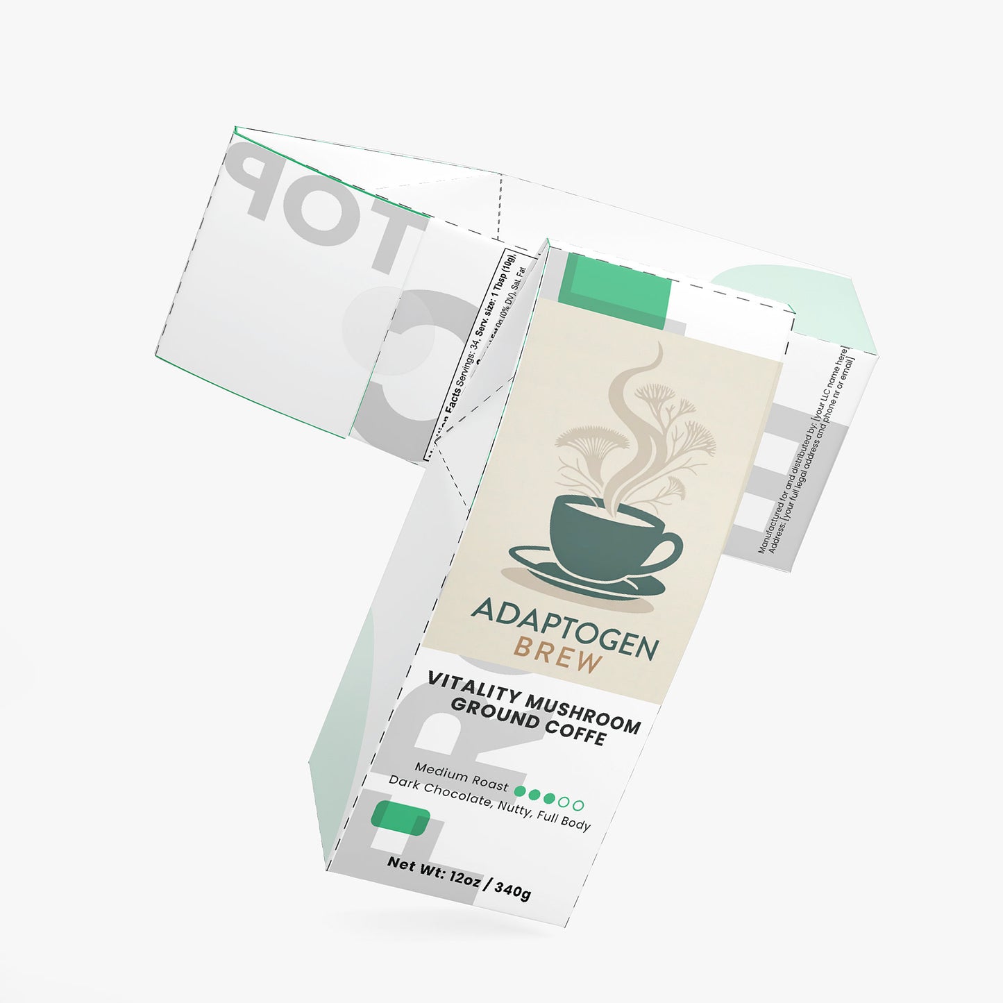 Vitality Mushroom Coffee (Medium Roast)