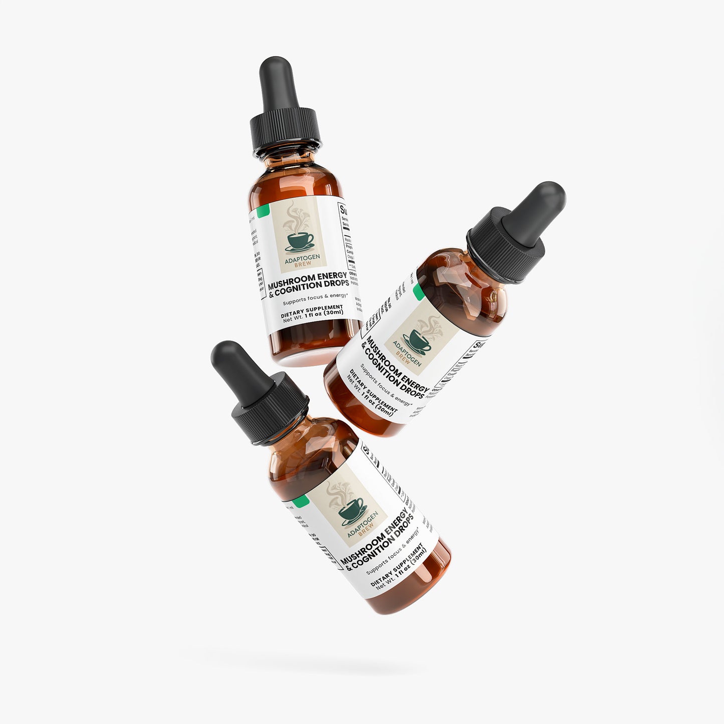 Mushroom Energy & Cognition Drops - 2 Pack