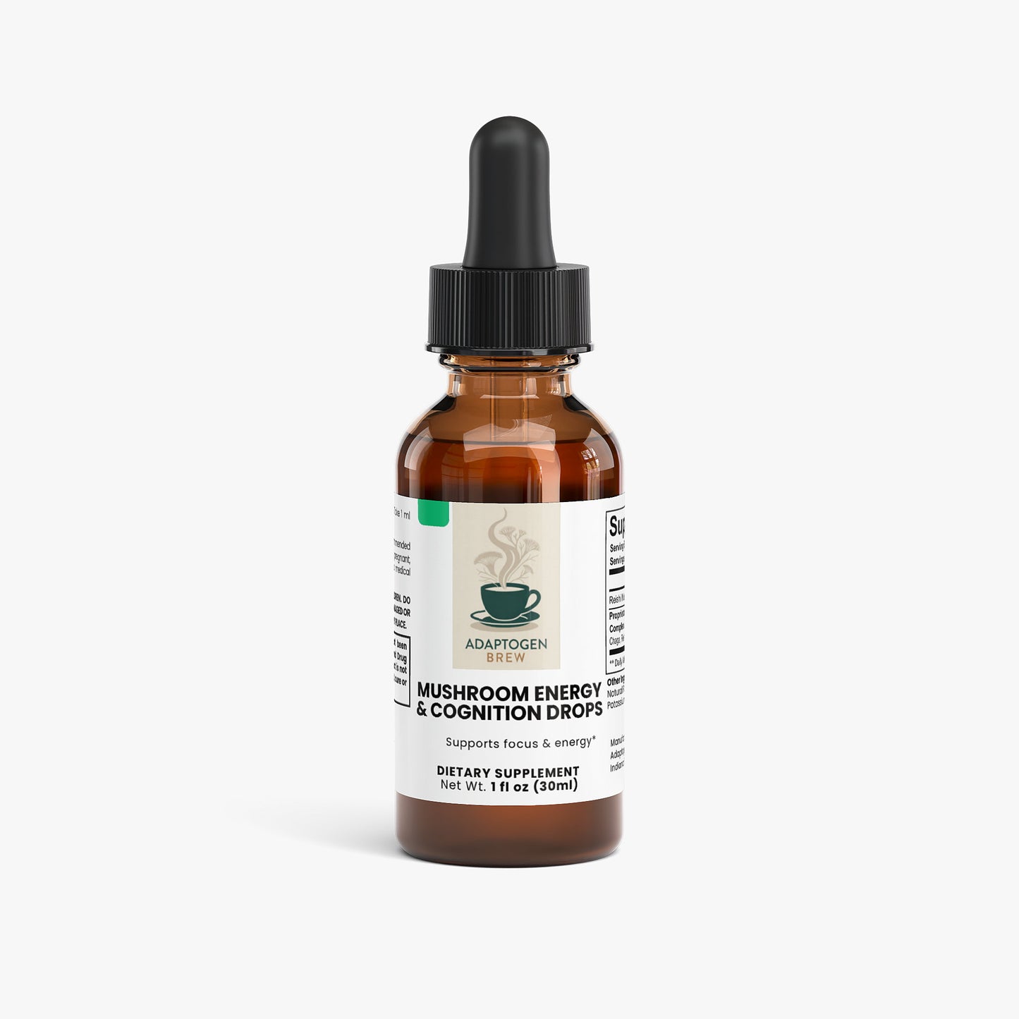 Mushroom Energy & Cognition Drops - 2 Pack