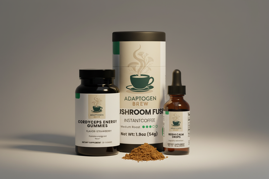 Three Products — Con profundidad y sombras